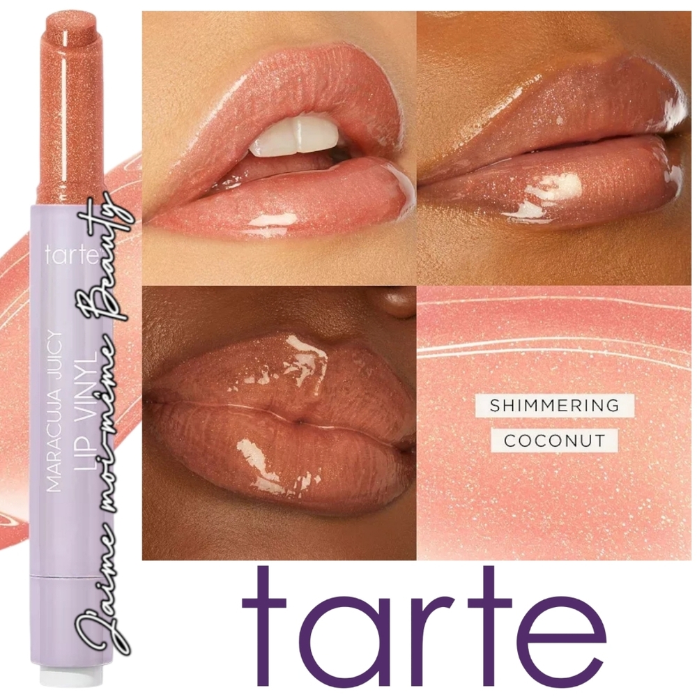 Tarte Maracuja Juicy Lip Vinyl Shimmerglass - Shimmering Coconut - Buff Sparkle